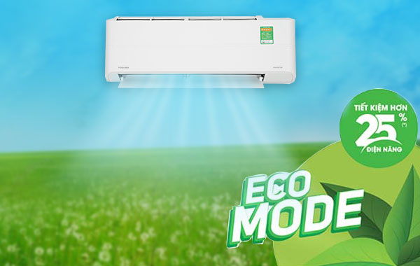 Máy lạnh Toshiba Inverter 1.5 HP RAS-H13Z1KCVG-V - Chế độ Eco giảm hao phí điện năng đến 25%
